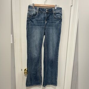 Forever 21 low rise bootcut Blue Denim Jeans
